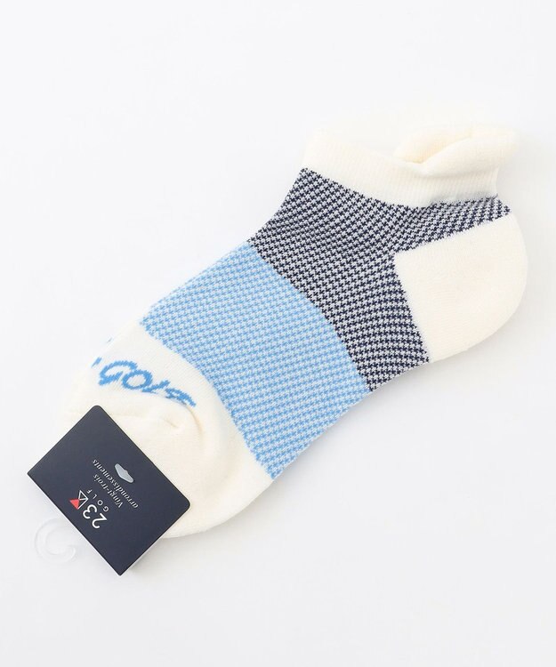 23区GOLF 【WOMEN】アンクルソックス ネイビー系