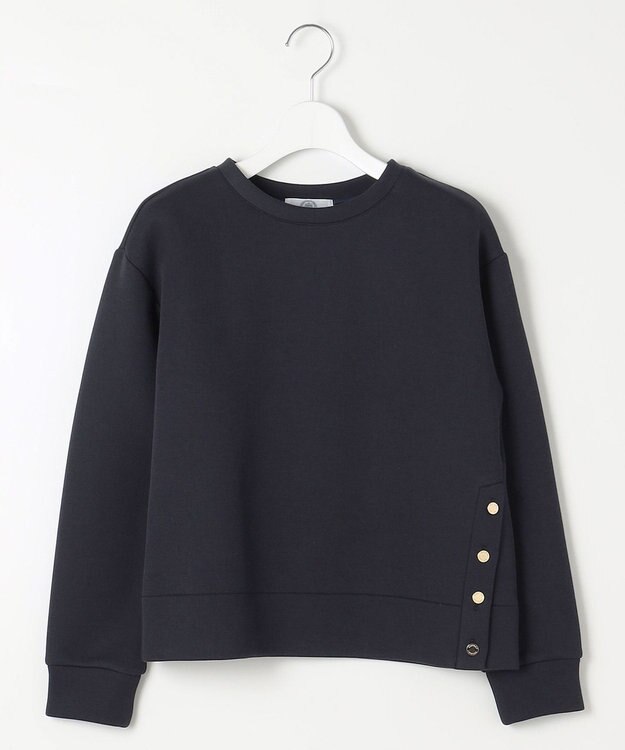 J.PRESS LADIES ダンボールジャージー カットソー ネイビー系