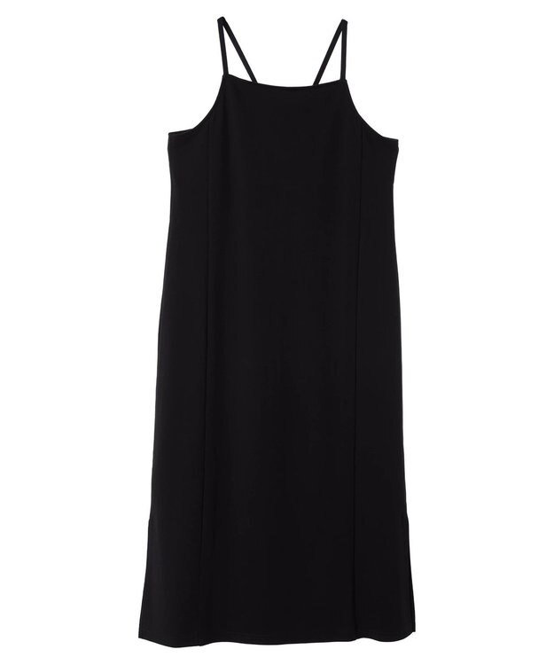 earth music&ecology ポンチＩラインキャミワンピース Black