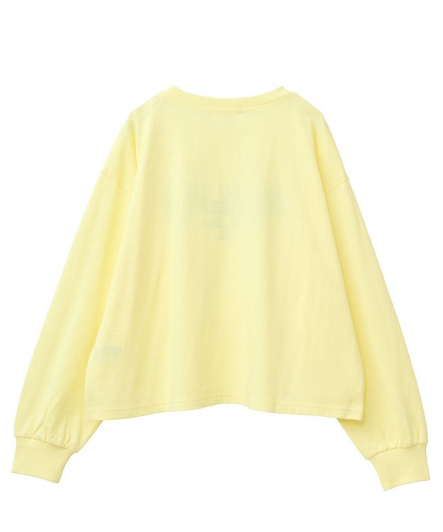 Green Parks 刺繍ロゴクロップドＴシャツ Yellow