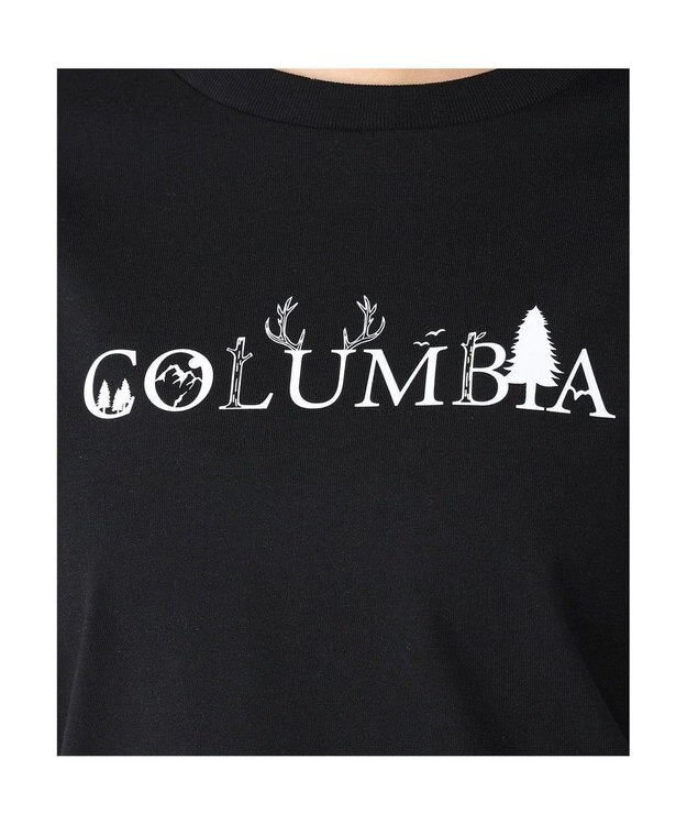 Columbia Columbia/ ウィメンズヤハラフォレストショートスリーブTシャツ /コロンビア Black Logo