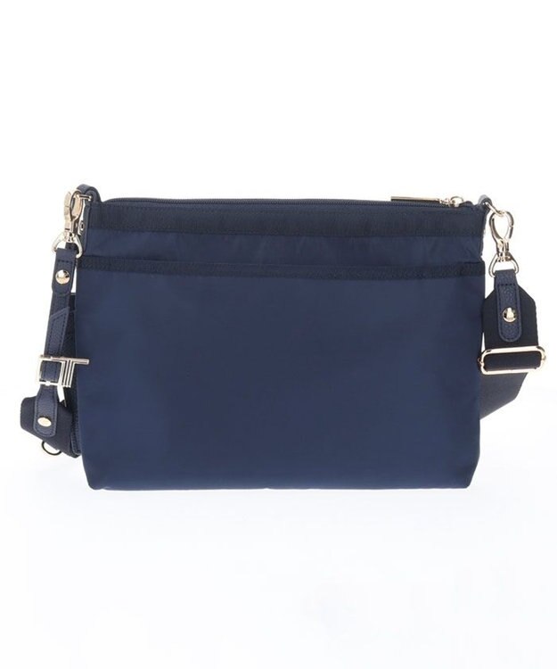 LANVIN en Bleu ミエル パスケース付サコッシュ(ラメ無し) ネイビー