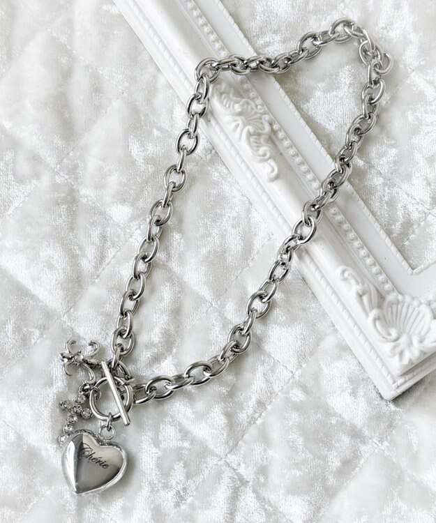 WEGO Lハートモチーフチャームネックレス 柄2