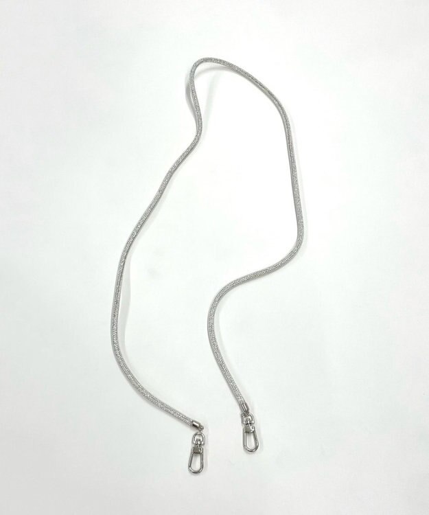 WEGO ビジューストラップ シルバー