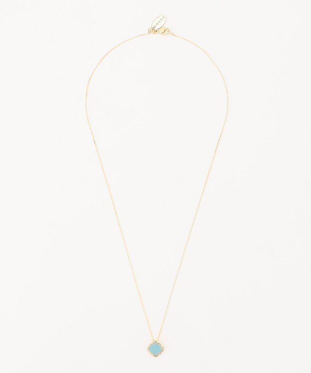 TOCCA COLOR OF CLOVER NECKLACE ネックレス スカイブルー系