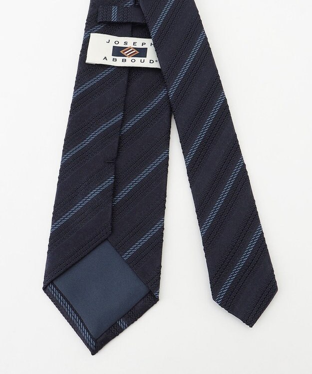 JOSEPH ABBOUD  【日本製】トーナルレジメンタル ネクタイ ネイビー系1