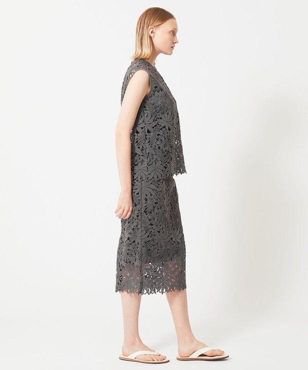 BEIGE， NARCISSUS / レーススカート Slate