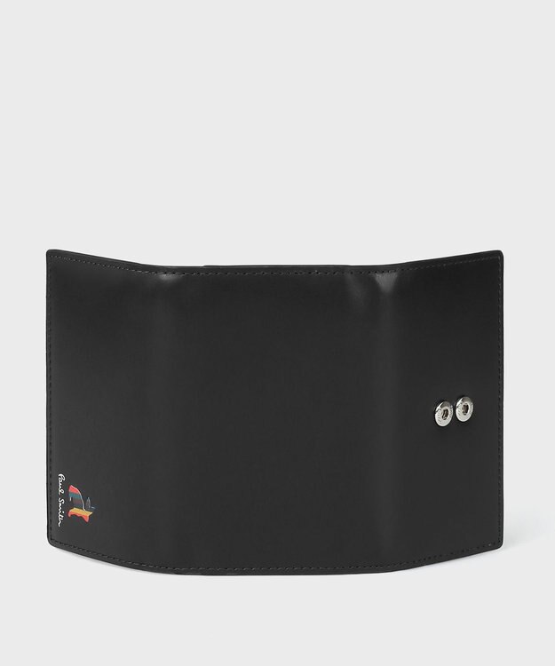 Paul Smith マーケトリー ブライトストライプ ラビット キーケース ブラック