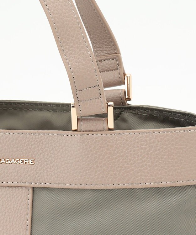 LA BAGAGERIE コンビ2WAYトートバッグ Sサイズ グレー