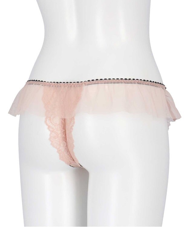 AMPHI Ｔバックショーツ 【stylist 4U スタイリストフォーユー】 BYJ383とペア くいこみにくい(バック) ソング ショーツ PYJ583 アンフィ／ワコール カカオ