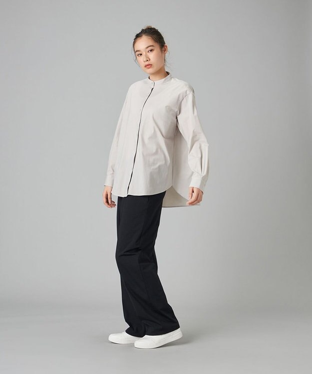 Chacott Chacott BALANCE EasyCare+ストレートパンツ ブラック