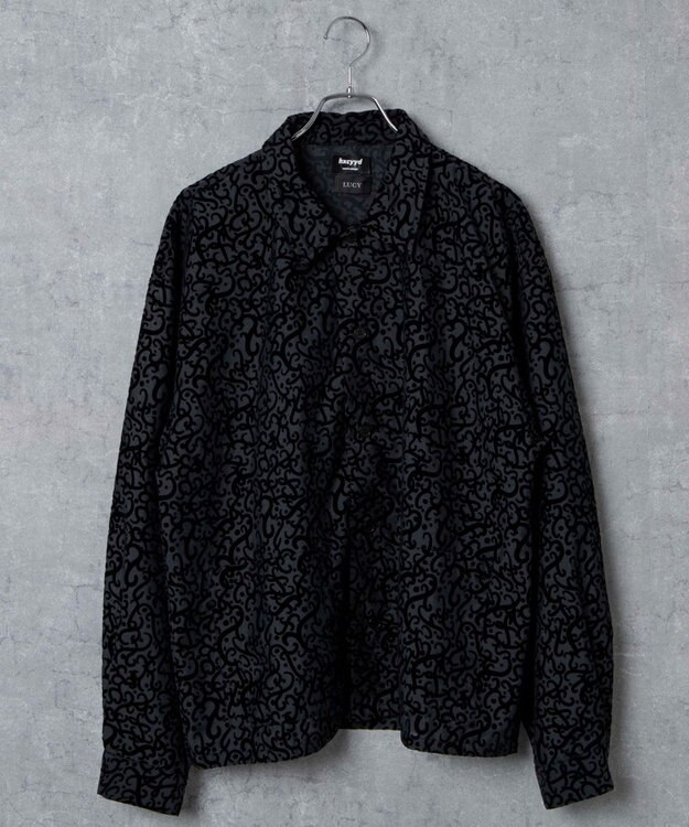 WEGO モールプリントシアーシャツ 柄1