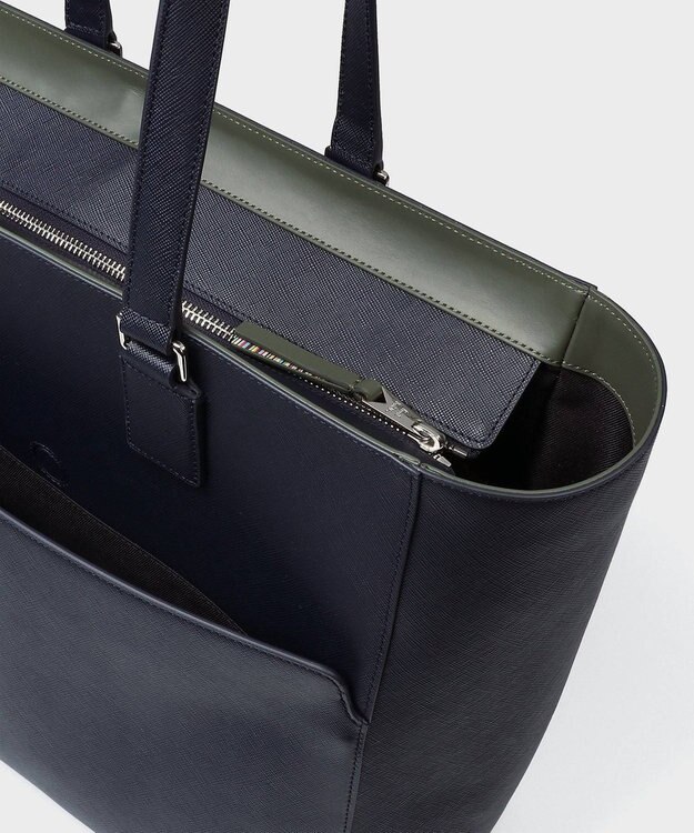 Paul Smith シグネチャーストライププラー トートバッグ ネイビー