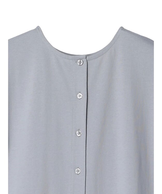 CRAFT STANDARD BOUTIQUE 接触冷感/抗菌防臭/ 前後2WAY半袖ワンピース Sax