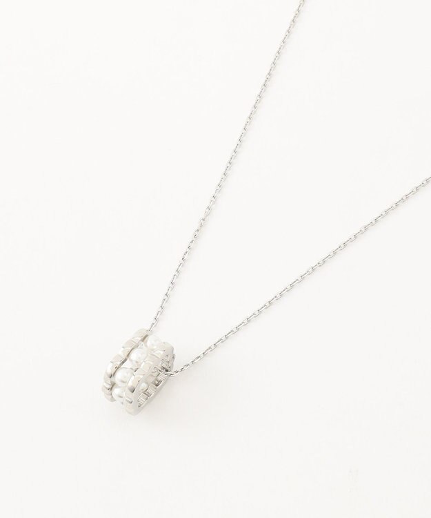 TOCCA PEARL CLOVER NECKLACE ネックレス シルバー系