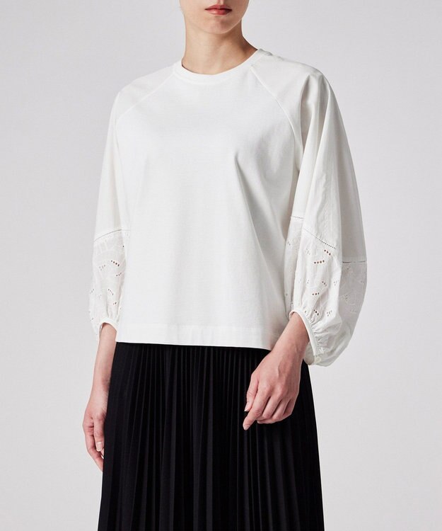 Paul Smith レース コンビ カットソー ホワイト