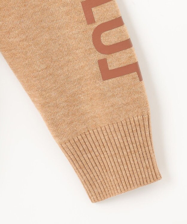 PW CIRCULUS 【WOMEN】LEOPARD ジャガードタートルニット ベージュ系