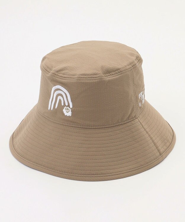 PW CIRCULUS 【手洗い洗濯可】【UNISEX】バケットハット ゴルフ ベージュ系