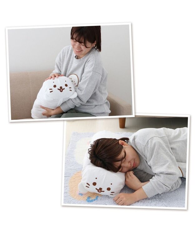 Mother garden しろたん 毛布 収納カバー袋 毛布