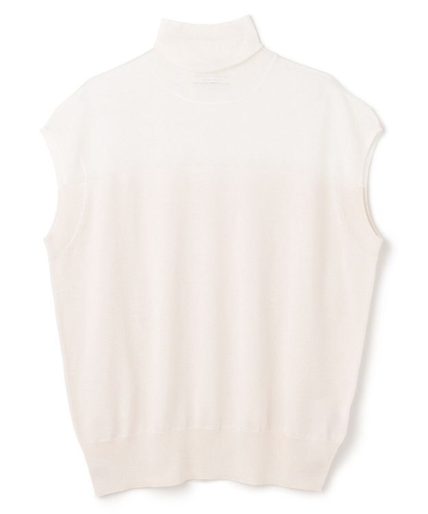 BEIGE， 【洗える】CARNOT / バイカラーニット Ecru