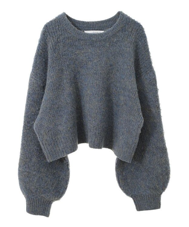 Green Parks ・ＥＬＥＮＣＡＲＥ　ＤＵＥ　ミックスシャギーニット Blue