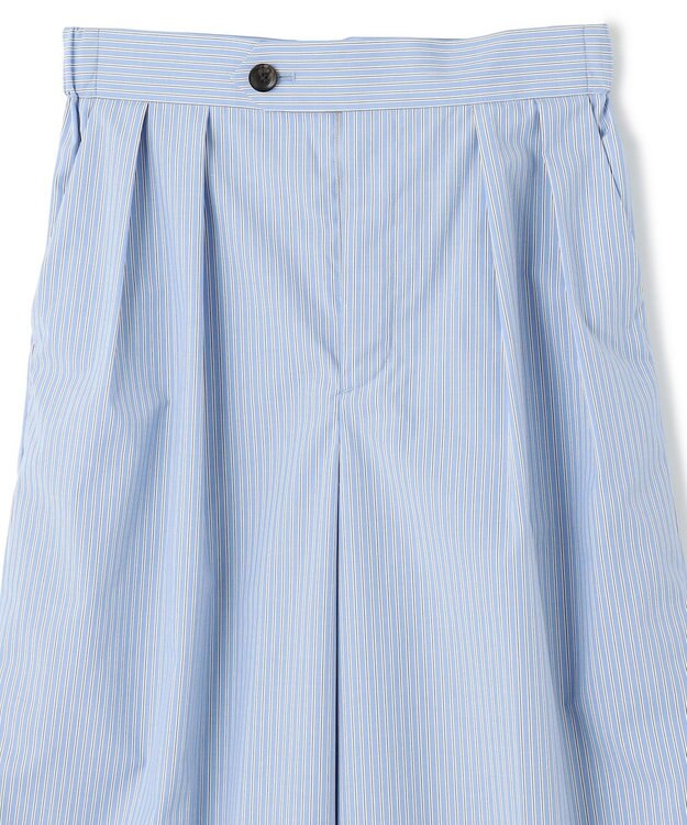 NAVE 【ReNave・セットアップ可/洗える/接触冷感/UVケア】コットンポリブロード パンツ サックスブルー系1