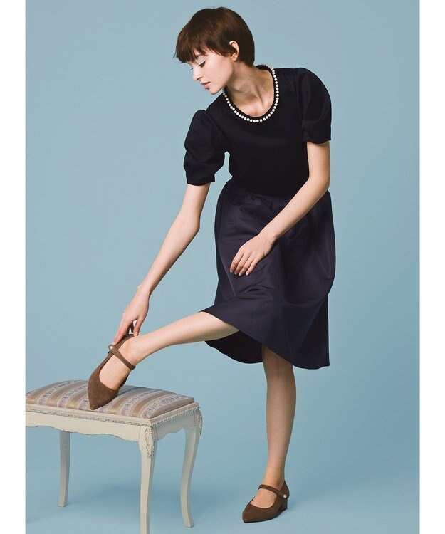 TOCCA 【消臭・洗える！】WHITE DROPS トップス ネイビー系