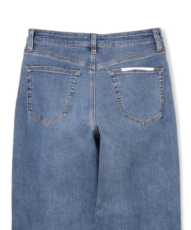 UNFILO 【UNFILO DENIM】撥水ストレッチ テーパードデニム ブルー