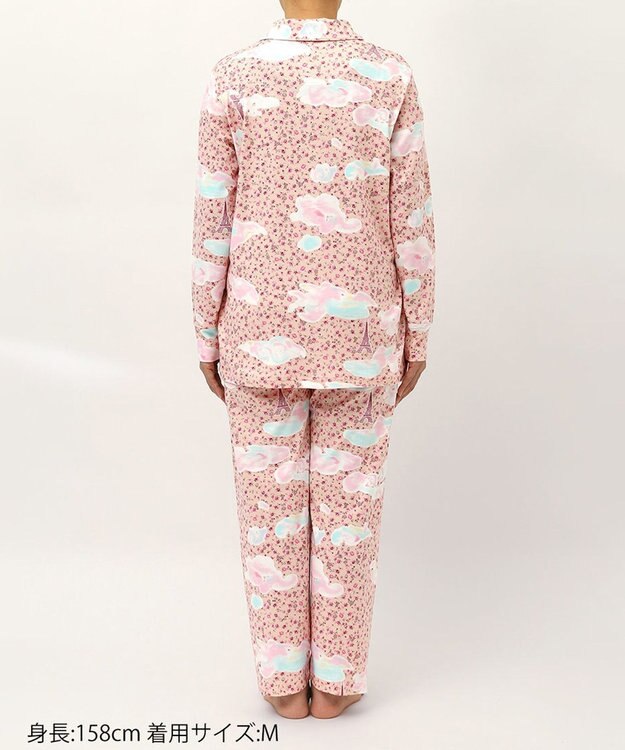 tsumori chisato SLEEP ツモリチサト パジャマ 長袖 長ズボン 綿100%(本体) レディース UDX581 /ワコール ベージュ