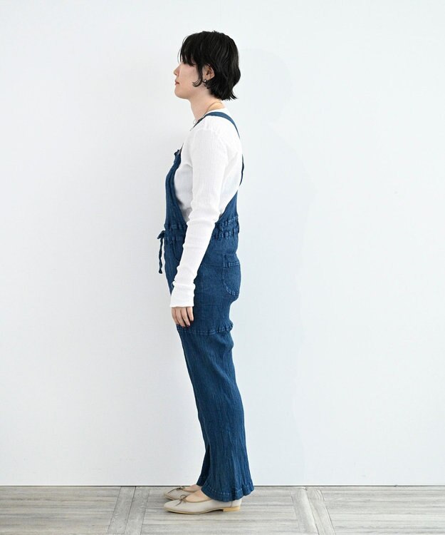 crêprie tsumori chisato creperie INDIGO JUMPSUIT クレプリ インディゴサロペット INDIGO NAVY
