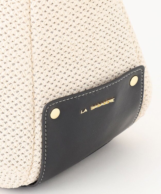 LA BAGAGERIE サイドタッセルサマートート　Mサイズ ホワイト