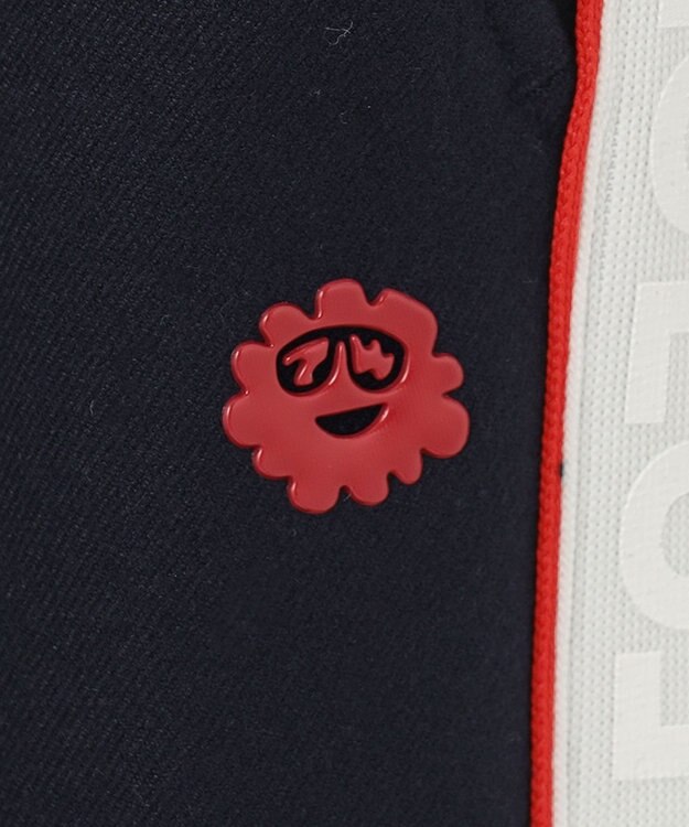 PW CIRCULUS 【MEN】【洗える/帯電防止/ストレッチ】ロゴ サイドライン パンツ ネイビー系