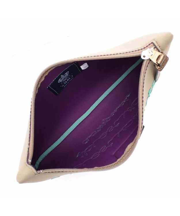 A.D.M.J. 【魔法の様に軽い】マジックライトコード刺しゅうフラットポーチ2セット(S・M) アレナ