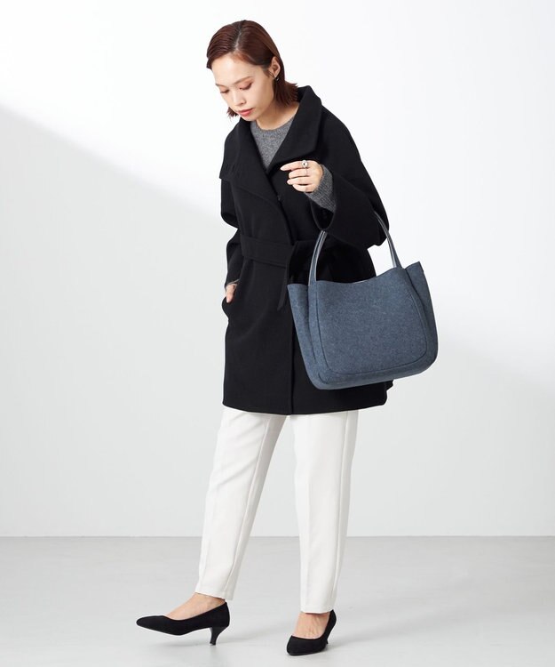 Y'SACCS フェルトトート　Mサイズ ダークグレー