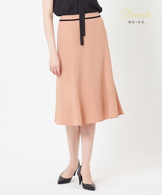 BEIGE， CINDY / フレアスカート D.Nude×Black