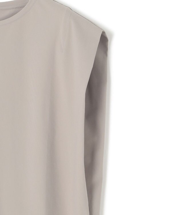 ICB 【接触冷感・UVカット・速乾・洗える】マットスキューバ  ノースリーブプルオーバー オリーブ系