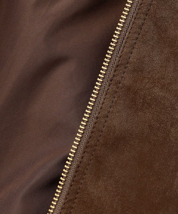 ANY 【2WAY】ボアカラーブルゾン ブラウン