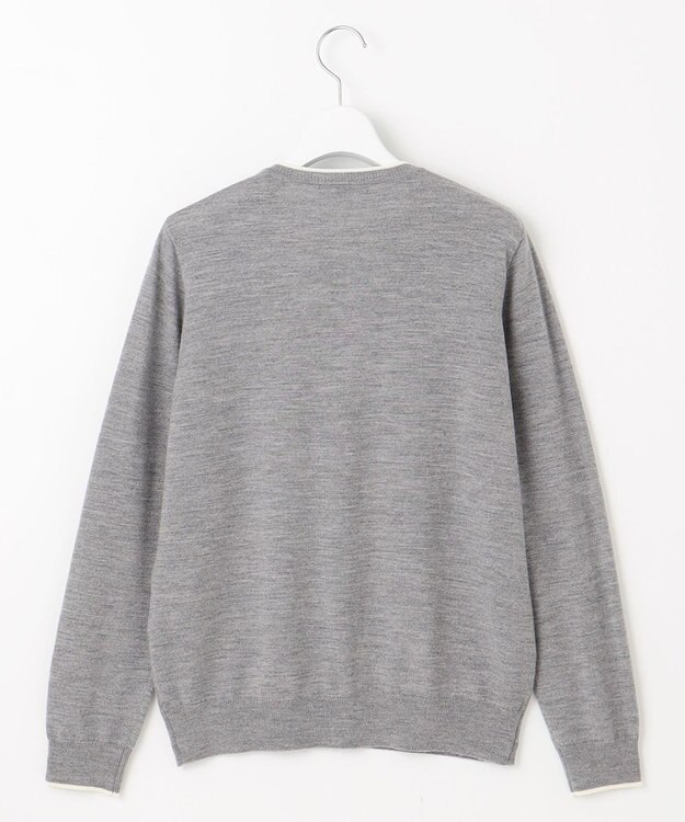 J.PRESS LADIES 【WEB限定カラーあり・洗える】アーガイルツイン ニット グレー系