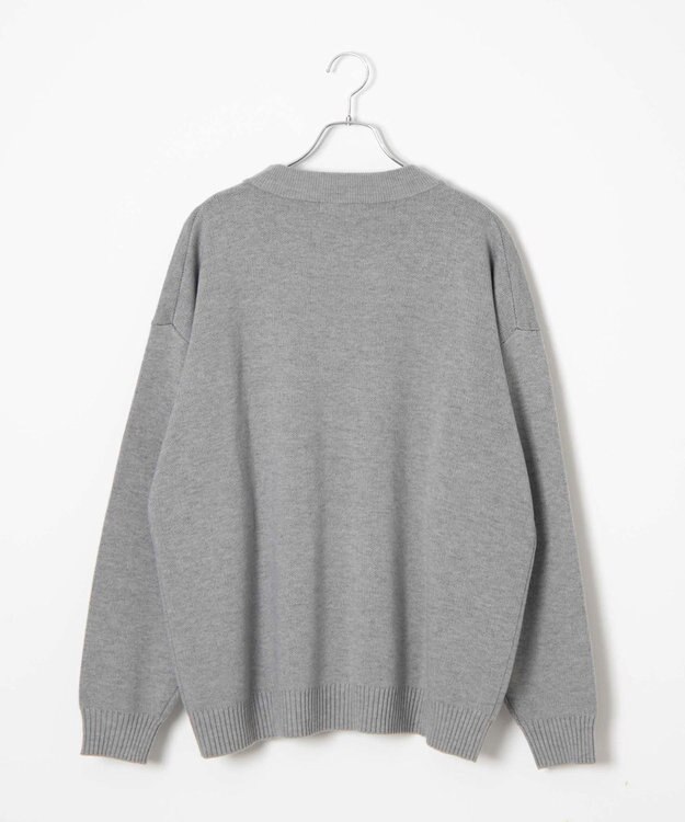 WEGO オーバーフィットジャガードプルオーバー 柄1