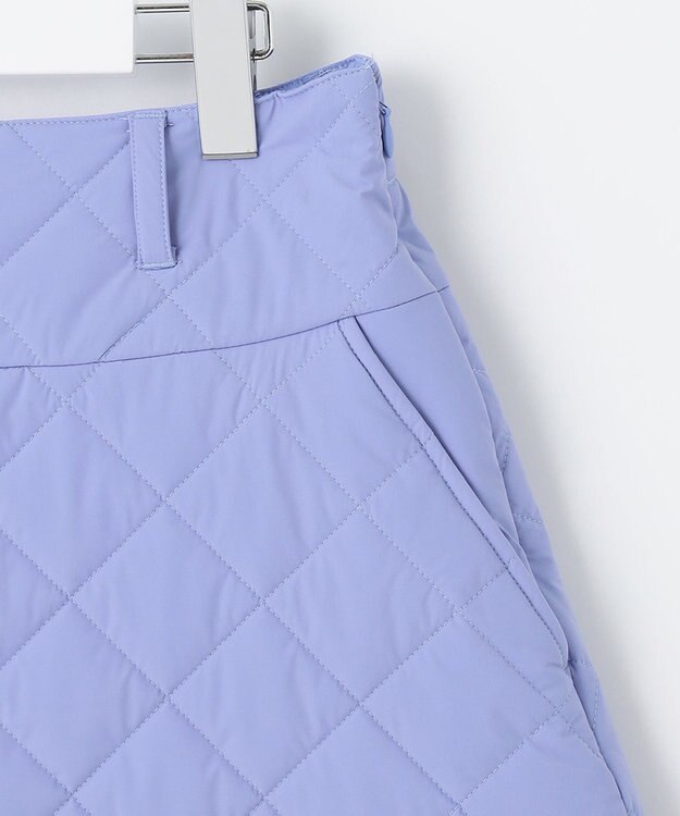 23区GOLF レディな防寒アイテム【WOMEN】ダイヤキルト 中綿スカート 保温性◎寒い朝に最適 ふじ色系