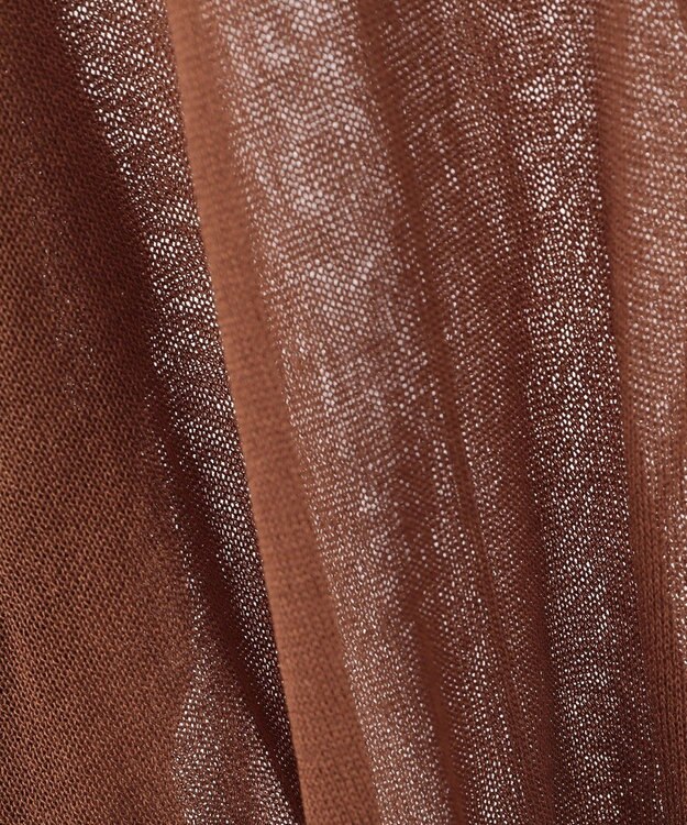 CRAFT STANDARD BOUTIQUE シアーニットカーディガン Brown