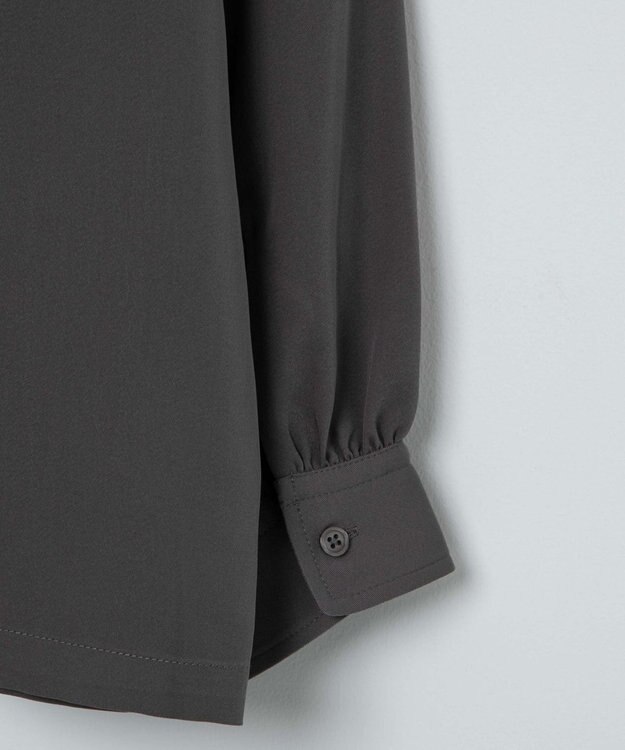 WEGO トロミBIGシャツ ダークグレー