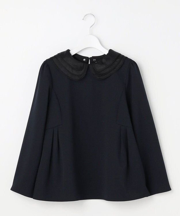 Feroux 【先行予約】2WAYレースカラー美シルエット セットアップ ネイビー系