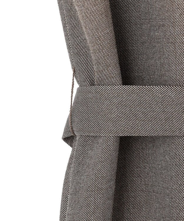 ICB L 【WEB限定】ツイードタックワンピース ブラウン系