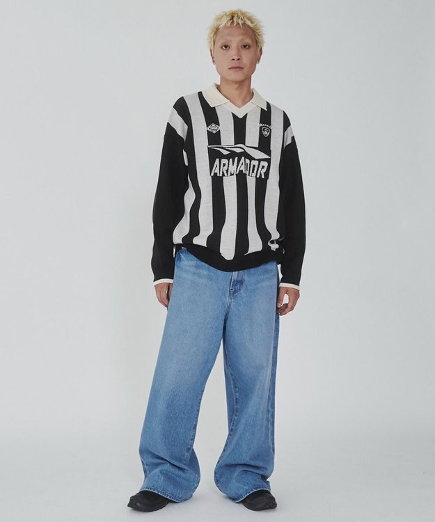 WEGO ゲームロゴニットプルオーバー ブラック