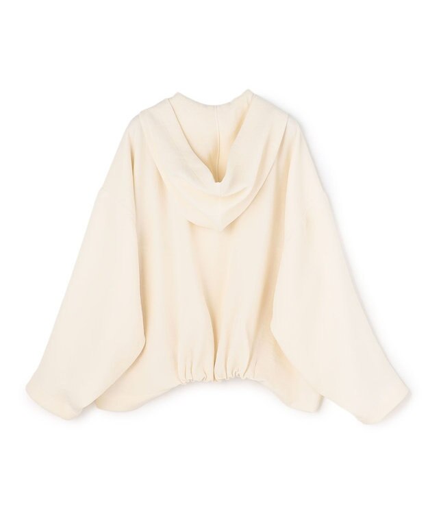 BEIGE， BROOM / スウェット風コンパクトライトパーカー Ecru