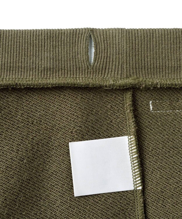 MIKI HOUSE HOT BISCUITS 【80-110cm】 ポケット顔ドン リブ付きスウェットパンツ カーキ