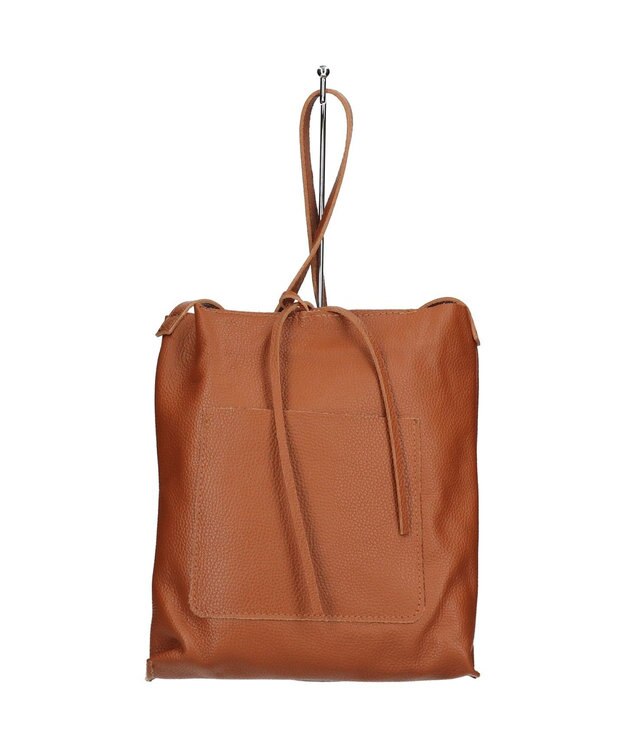 INTER-CHAUSSURES 【ANDREA CARDONE】ミディアムサイズレザートートバッグ ブラウンコンビ