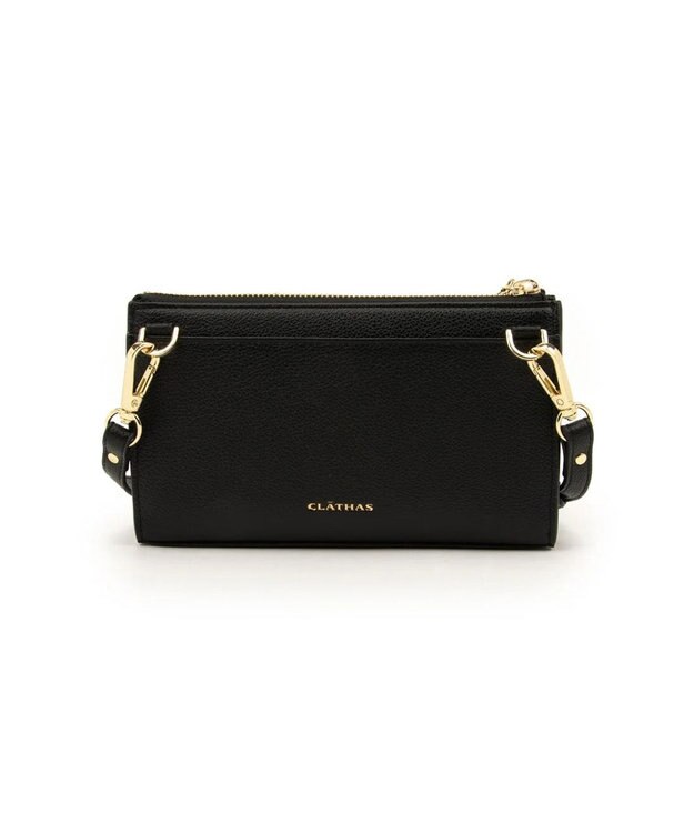 CLATHAS ココル 財布機能付ショルダーバッグ ブラック