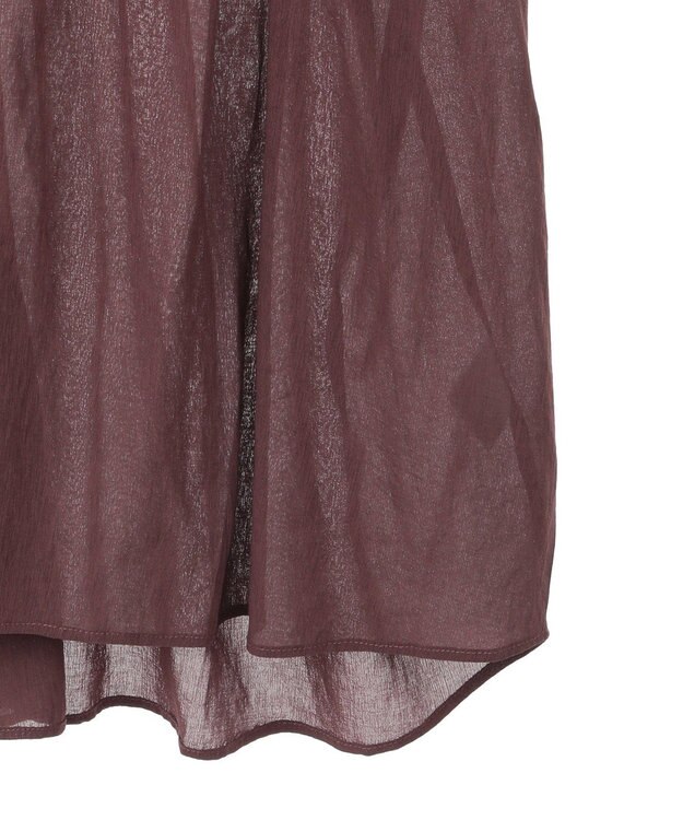 CRAFT STANDARD BOUTIQUE ヴィンテージボイルタイ付ブラウス Brown